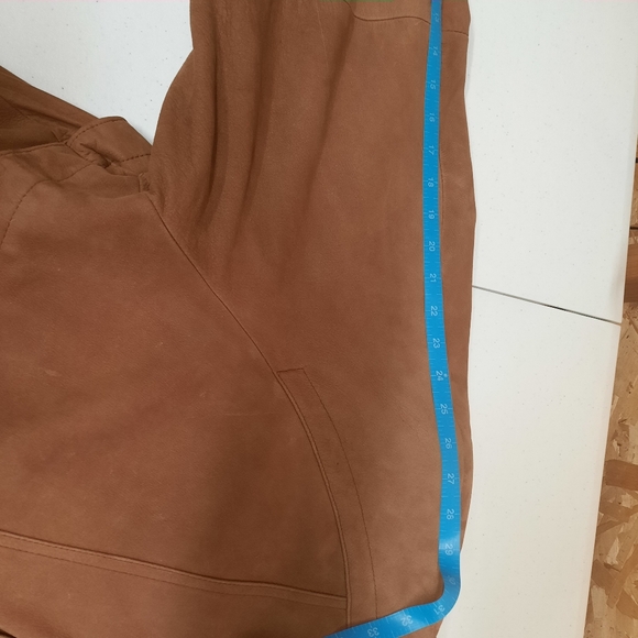 Wilsons Adventure Bound Leather Button Up Jacket 1986 Men's XL Brown 80s Suede - Picture 12 of 12